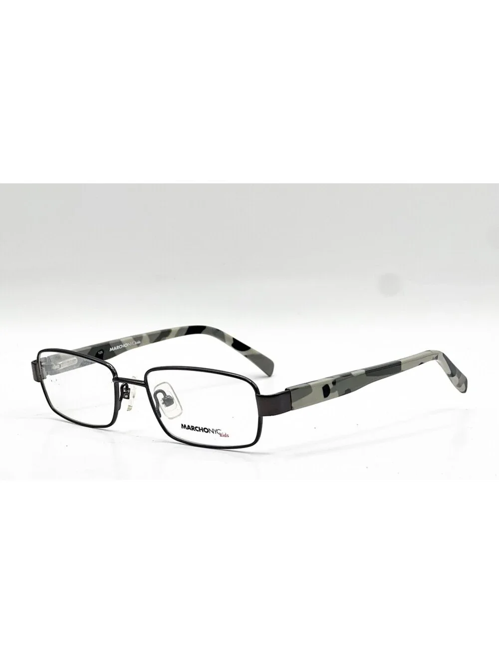 Marchon Nyc Kids Oliver 033 Black Camouflage Authentic Eyeglasses 47-16-125